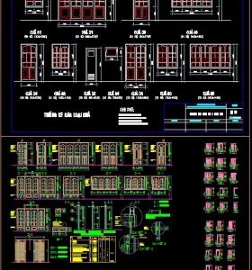 Thư viện cad hoa sắt cửa sổ