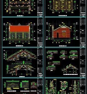 Download thư viện cad nhà thờ họ