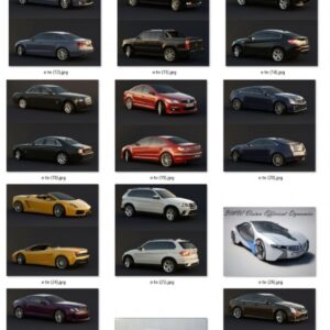 thư viện xe hơi 3ds max