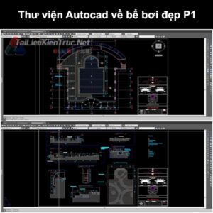 Thư viện cad bể bơi