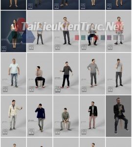 thư viện người hd 3ds max