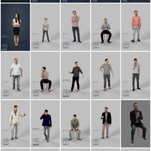 thư viện người 3ds max free