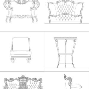 Thư viện cad nội that cổ điển