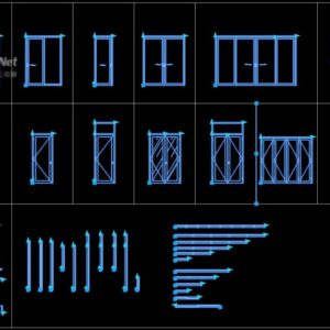 Thư viện cửa trong cad