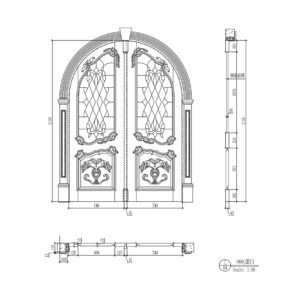 Thư viện cad cổng vòm