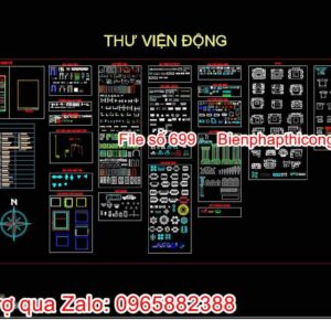 Thư viện blcok cad xây dựng