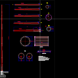 Thư viện hình vẽ cad cột đèn giao thông