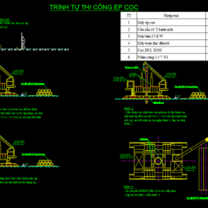 Thư viện cad máy ép cọc