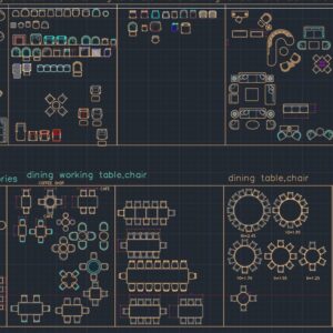 File cad thư viện nội thất