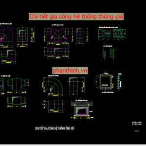 Thư viện cad ống gió