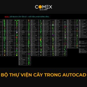 Thư viện cây cho cad