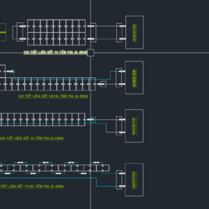 Thư viện cad pin năng lượng mặt trời