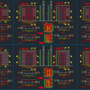 Thư viện cửa sắt cad