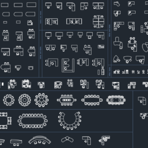 Thư viện thiết bị văn phòng cad