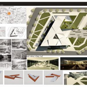 Đồ án thư viện quận file cad