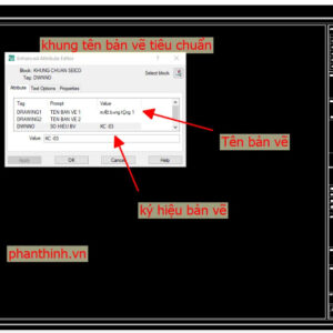 Thư viện khung tên trong cad
