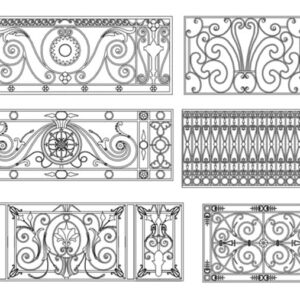 Thư viện lan can cad