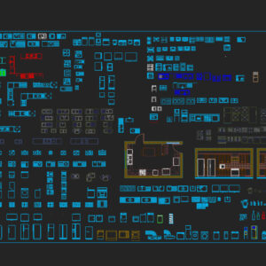 Thư viện cad tủ lạnh thiết bị bếp