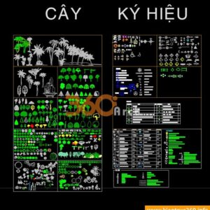 Thư viện cây cad 360
