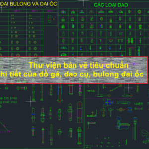 Thư viện đồ gá trong cad