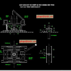 Thư viện cad robot ép cọc