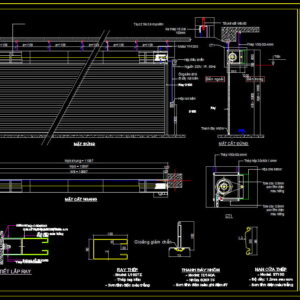 Thư viện cad cửa cuốn