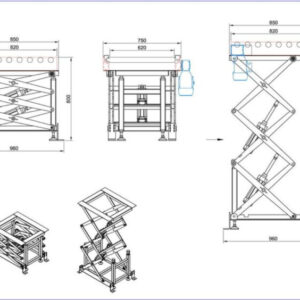 Thư viện cad xe nâng hàng