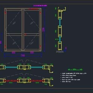 Thư viện cad cửa lùa