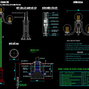 Thư viện cad đèn chiếu sáng hầm
