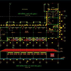 Thư viện cad trường học