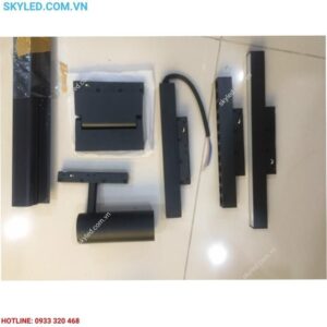 Xin file cad đèn ray nam châm