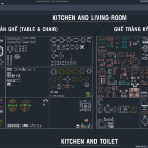 Download thư viện cad kiến trúc