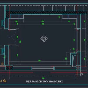 Thư viện bàn thờ ông địa file cad