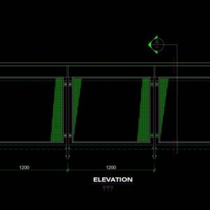 Thư viện cad lan can kính