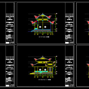 Thư viện cad cột kèo nhà thờ