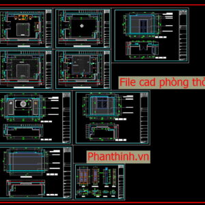 Thư viện cad phòng thờ