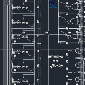 Thư viện vách ngăn gỗ cad