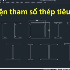 Thư viện thép hình trong cad