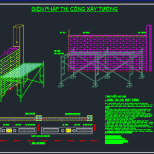 Thư viện cad thi công xây dựng