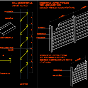 Thư viện cad louver