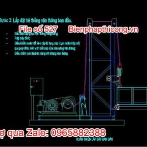 Thư viện cad vận thăng hàng