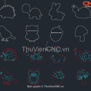 Thư viện cad động vật
