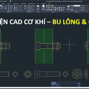 Lệnh thư viện bulong trong cad
