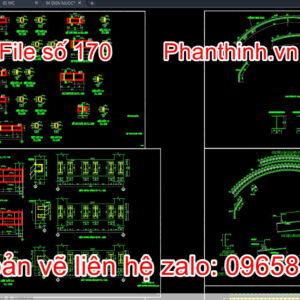 Thư viện cad cổng chào