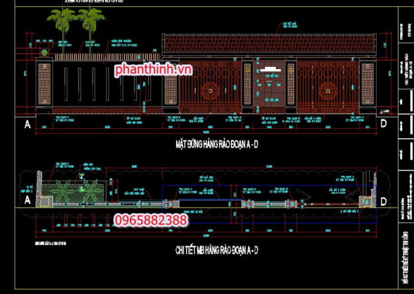 Tải Thư Viện CAD Cổng Tường Rào Đẹp, Chuẩn Kỹ Thuật 2026