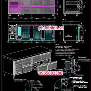 Thư viện tủ bếp thiết bị bếp cad