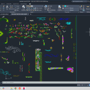 Thư viện ao hồ trong cad
