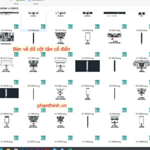 Thư viện cad cột