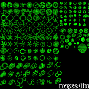 Thư viện cây xanh cad