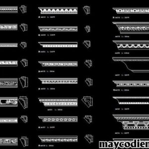 Thư viện chỉ boram cad